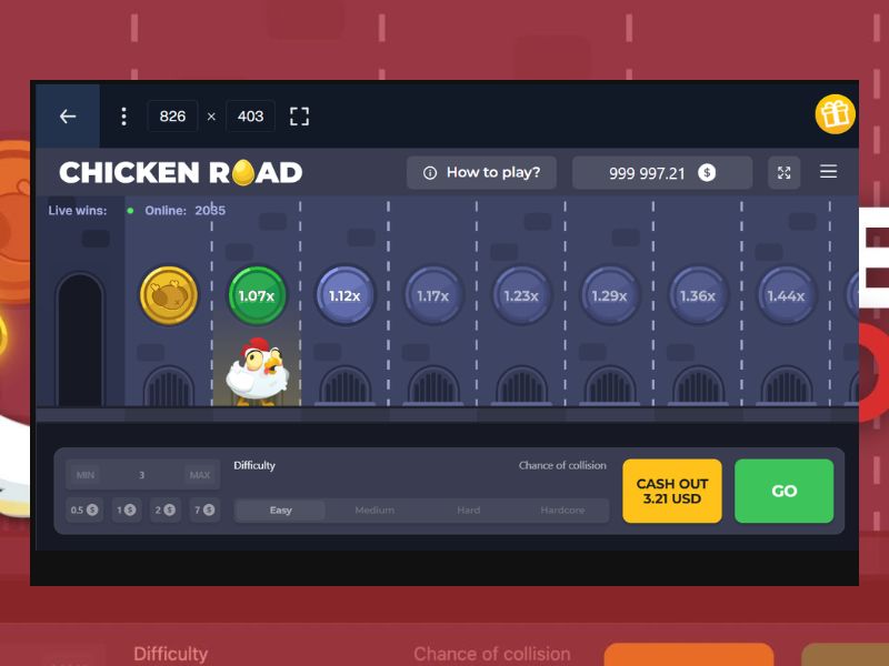 Ergebnisse von Chicken Road